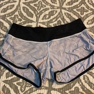 Size 4 Lululemon running shorts.